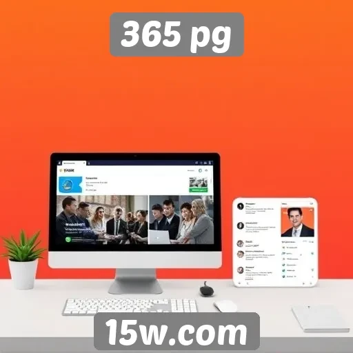 Análise da interface do site 365 pg
